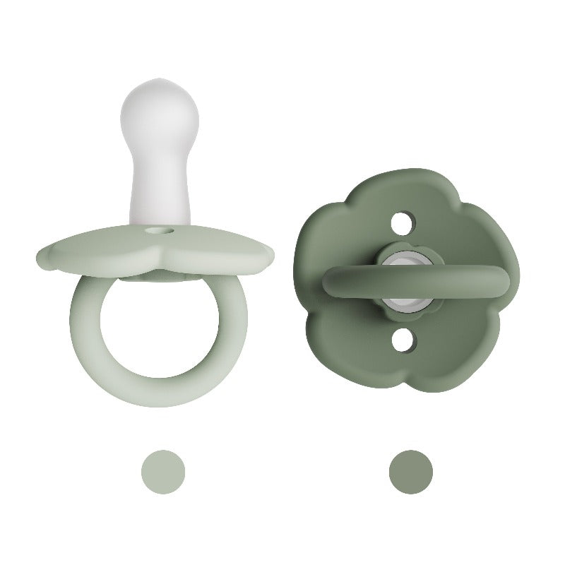 Astrid Classic Silicone Pacifier (Mint/Sage)