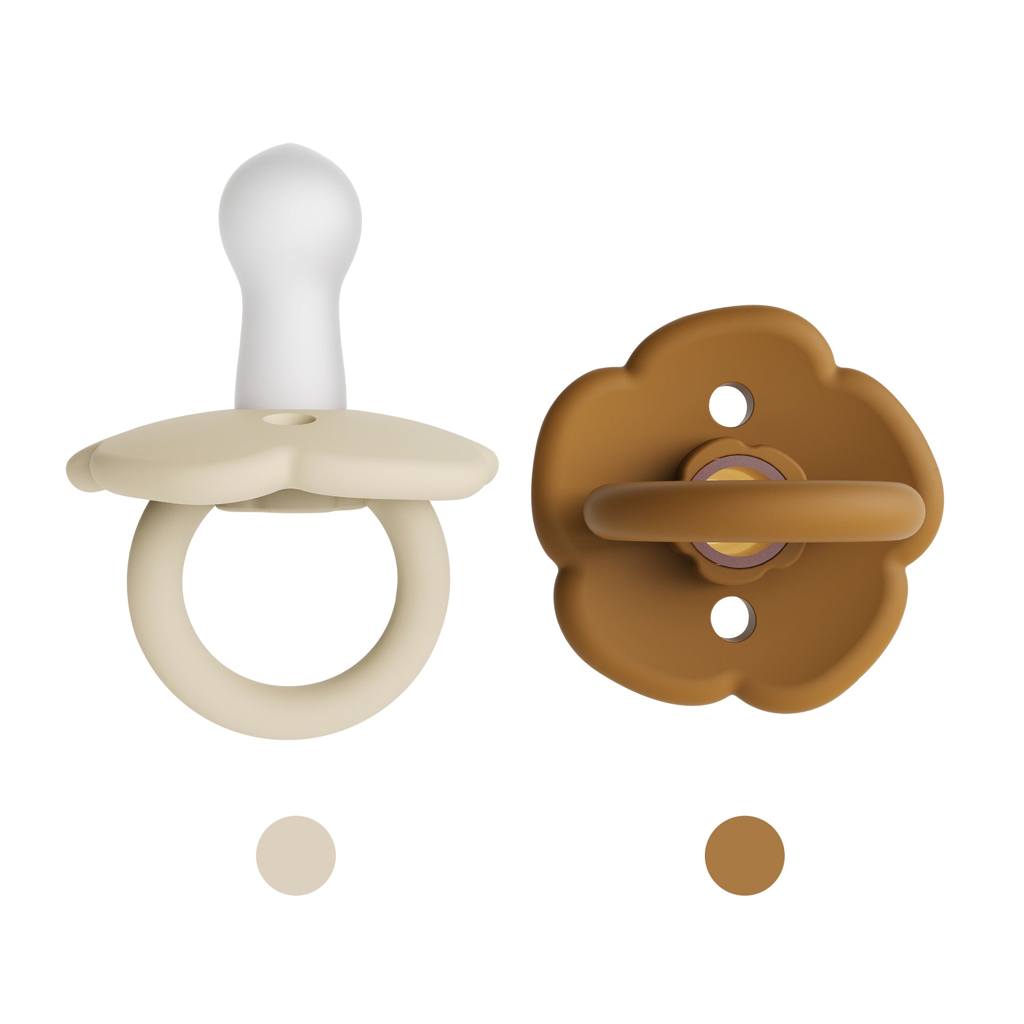 Astrid Classic Silicone Pacifier (Shifting sand/Buck)