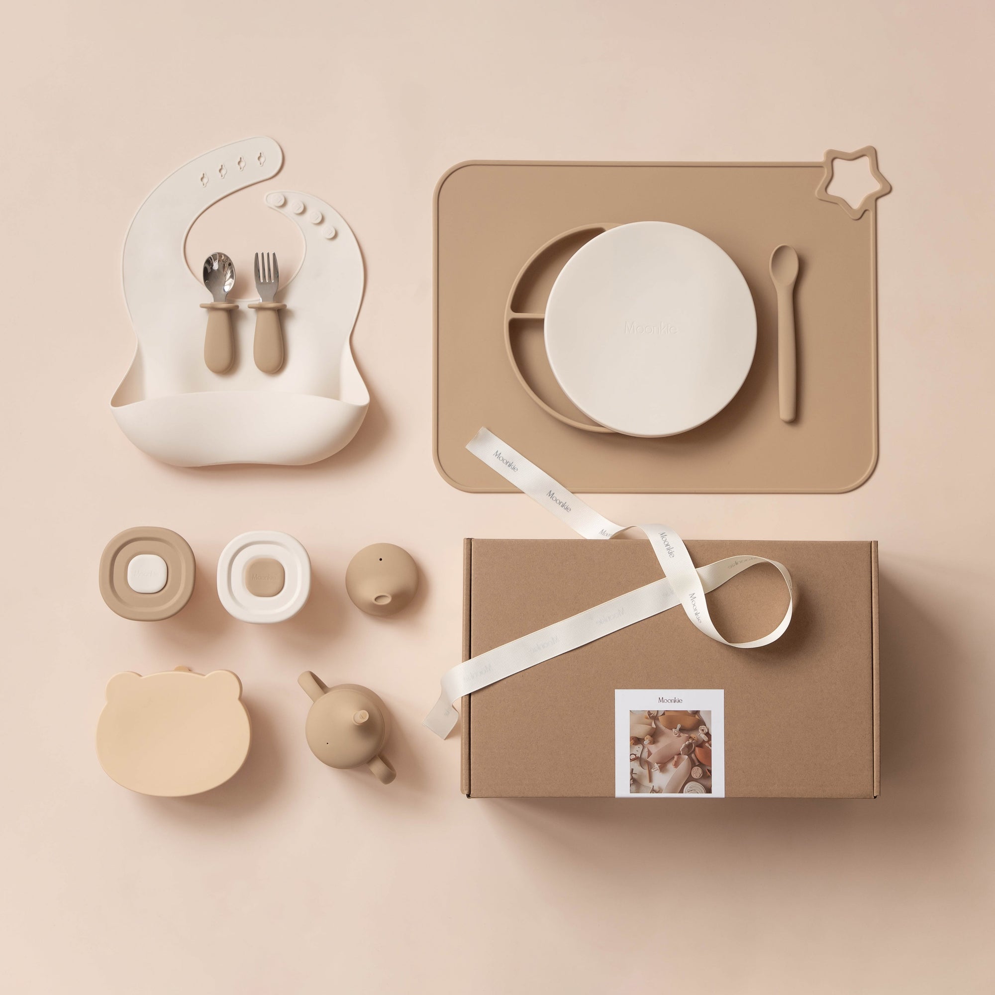 Personalized First Bites Gift Set (Croissant/Ivory)